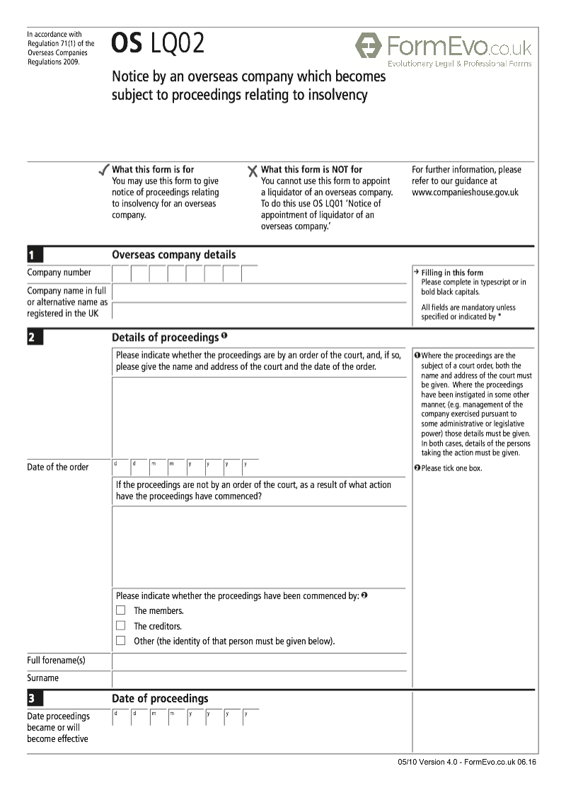 OS LQ02 Notice by an overseas company which becomes subject to proceedings relating to insolvency Regulation 71 1 preview