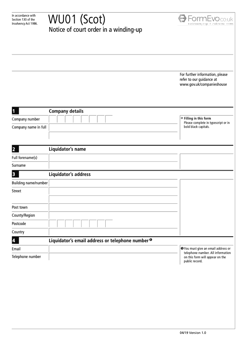 WU01 Scot Notice of Court Order in a Winding Up preview